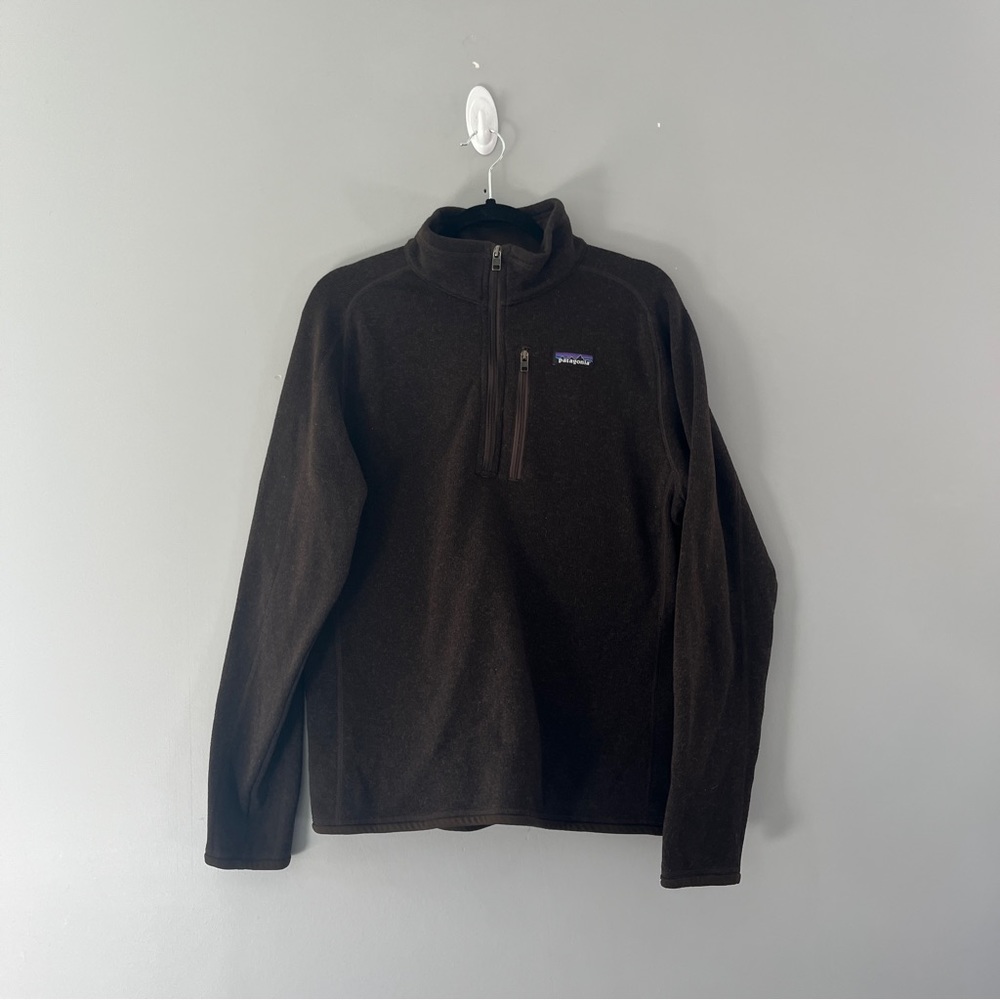 Patagonia Better Sweater 1/4 Zip Pullover Fleece 25523 Logwood Brown LDBR 2019 M